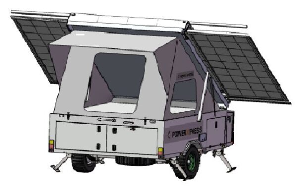 4 x Solar Panels With Camper