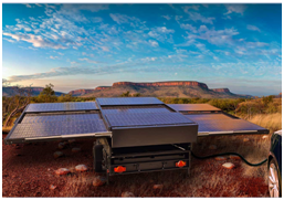 Solar Power Camping Trailer